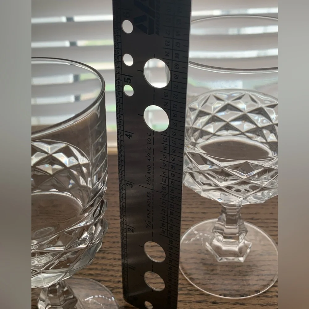 Leaded Crystal Stemmed Glasses